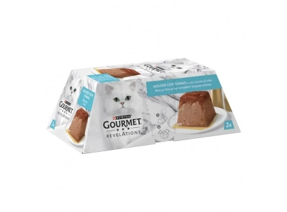 Фото 4 -  влажный корм (консервы) Gourmet Revelations Nuna влажный корм для кошек, мусс ТУНЕЦ