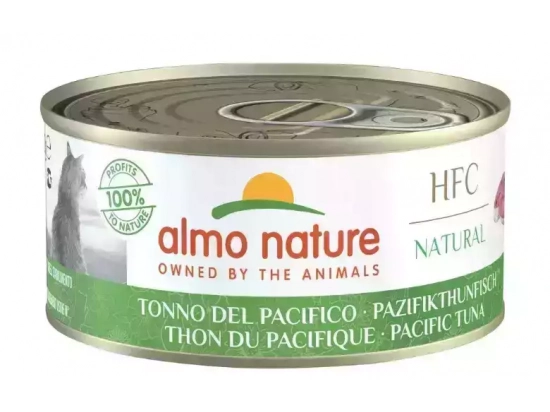 Фото - влажный корм (консервы) Almo Nature HFC NATURAL PACIFIC OCEAN TUNA консервы для кошек ТИХООКЕАНСКИЙ ТУНЕЦ