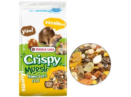 Фото - Versele-Laga (Верселе-Лага) CRISPY MUESLI HAMSTER (КРИСПІ МЮСЛІ ХОМ'ЯК) корм для хом'яків, щурів, мишей та піщанок корм для гризунів Versele-Laga (Верселе-Лага) CRISPY MUESLI HAMSTER (КРИСПІ МЮСЛІ ХОМ'ЯК) корм для хом'яків, щурів, мишей та піщанок