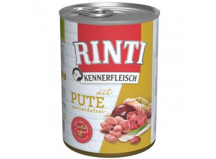 Фото - Rinti Kennerfleisch mit Pute беззерновой влажный корм для собак ИНДЕЙКА влажный корм (консервы) Rinti Kennerfleisch mit Pute беззерновой влажный корм для собак ИНДЕЙКА