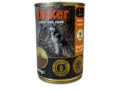 Фото - Klicker Dog Turkey Jelly влажный корм для собак, кусочки в желе ИНДЕЙКА влажный корм (консервы) Klicker Dog Turkey Jelly влажный корм для собак, кусочки в желе ИНДЕЙКА