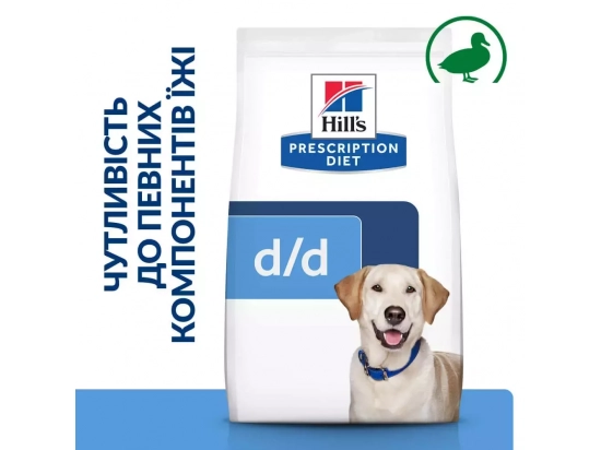 Фото - ветеринарные корма Hill's Prescription Diet d/d Food Sensitivities корм для собак с уткой и рисом