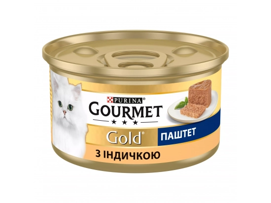 Фото - влажный корм (консервы) Gourmet Gold (Гурме Голд) - мусс из индейки (паштет)