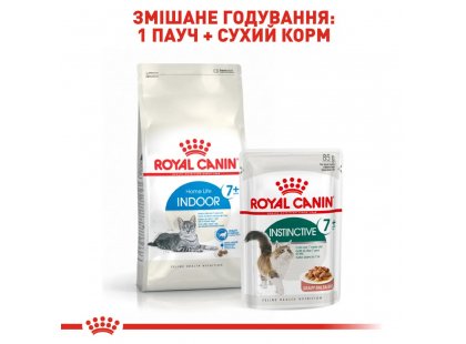 Фото - сухий корм Royal Canin INDOOR 7+ (ІНДУР 7+) сухий корм для кішок старше 7 років