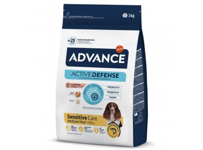 Фото - сухий корм Advance (Едванс) Dog Sensitive Medium-Maxi Salmon & Rice – корм для дорослих собак, схильних до харчової алергії