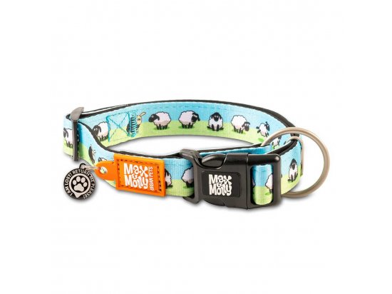 Фото - амуниция Max & Molly Urban Pets Smart ID Collar ошейник для собак с QR-кодом Black Sheep