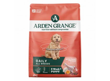 Фото 3 -  сухой корм Arden Grange (Арден Грендж) Puppy/Junior - сухой корм для щенков и молодых собак от 2 до 12 месяцев (с курицей и рисом)