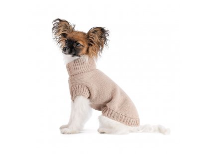 Фото 3 -  одежда Pet Fashion Sam свитер для собак, бежевый