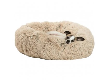 Фото 2 -  лежаки, матрасы, коврики и домики Best Friends Donut Shag Taupe лежак для собак и кошек БЕЖЕВАЯ ЭЛЕГАНТНОСТЬ