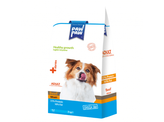 Фото - сухий корм Pawpaw (Паупау) Adult Dog Food with Beef сухий корм для собак ЯЛОВИЧИНА