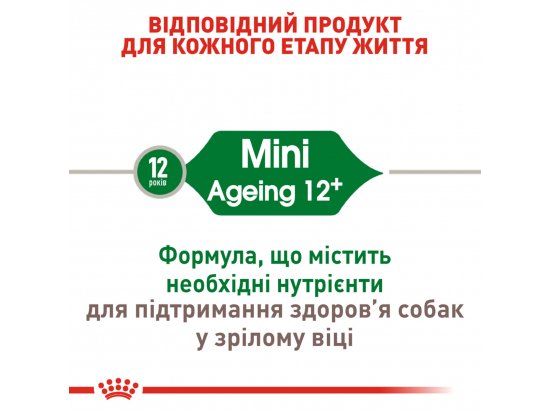 Фото - сухой корм Royal Canin MINI AGEING 12+ (СОБАКИ МЕЛКИХ ПОРОД ЭЙДЖИН 12+) корм для собак от 12 лет