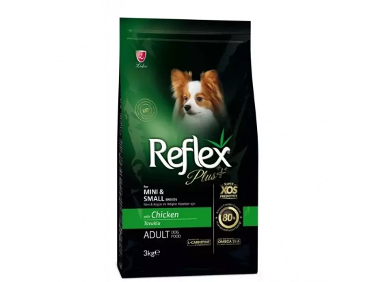 Фото - сухой корм Reflex Plus (Рефлекс Плюс) Adult Mini & Small Chicken корм для собак мелких пород, с курицей