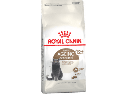 Фото - сухой корм Royal Canin AGEING STERILISED 12+ (СТЕРИЛИЗЕД 12+) корм для кошек старше 12 лет