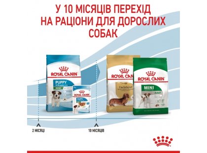 Фото 14 -  сухий корм Royal Canin MINI PUPPY корм для цуценят дрібних порід від 2 до 10 місяців