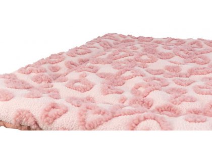 Фото 5 -  лежаки, матраси, килимки та будиночки Trixie Hearts килимок для собак до дня Святого Валентина СЕРЦЯ, рожевий