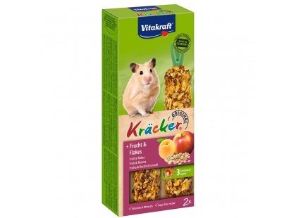 Фото - Vitakraft Kracker Original Frucht Flakes лакомство крекер для грызунов ФРУКТЫ и ХЛОПЬЯ лакомства Vitakraft Kracker Original Frucht Flakes лакомство крекер для грызунов ФРУКТЫ и ХЛОПЬЯ