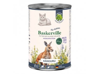 Фото - Baskerville Holistic вологий корм для котів КЕНГУРУ та КОТЯЧА М'ЯТА вологий корм (консерви) Baskerville Holistic вологий корм для котів КЕНГУРУ та КОТЯЧА М'ЯТА