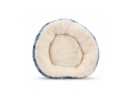 Фото 2 -  лежаки, матрасы, коврики и домики Trixie Tammy лежак для собак с лапками, плюш, темно-синий