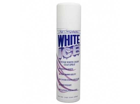 Фото - Chris Christensen WHITE ICE Spray - Білий спрей, що відбілює шерсть виставкова косметика Chris Christensen WHITE ICE Spray - Білий спрей, що відбілює шерсть