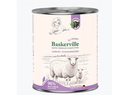 Фото 3 -  влажный корм (консервы) Baskerville Super Premium ЯГНЕНОК И СМОРОДИНА - консервы для щенков
