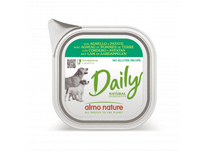 Фото - Almo Nature Daily LAMB & POTATOES консервы для собак ЯГНЕНОК И КАРТОФЕЛЬ влажный корм (консервы) Almo Nature Daily LAMB & POTATOES консервы для собак ЯГНЕНОК И КАРТОФЕЛЬ