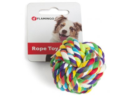 Фото - Flamingo COTTON BALL игрушка для собак мяч плетеный игрушки Flamingo COTTON BALL игрушка для собак мяч плетеный