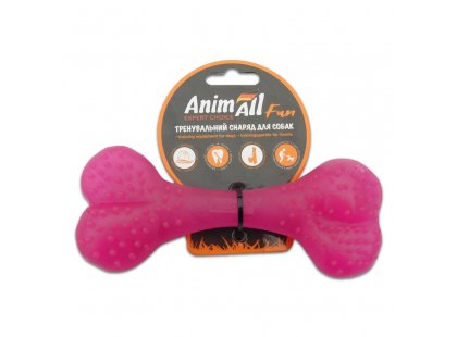 Фото 3 -  игрушки AnimAll Fun игрушка для собак КОСТЬ, фиолетовый