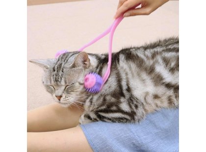 Фото 7 -  расчески, щетки CattyMan Cat Massager роликовый массажер для кошек