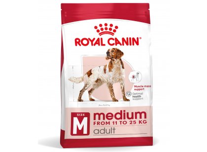 Фото - Royal Canin MEDIUM ADULT (СОБАКИ СЕРЕДНІХ ПОРІД ЕДАЛТ) корм для собак від 12 місяців сухий корм Royal Canin MEDIUM ADULT (СОБАКИ СЕРЕДНІХ ПОРІД ЕДАЛТ) корм для собак від 12 місяців