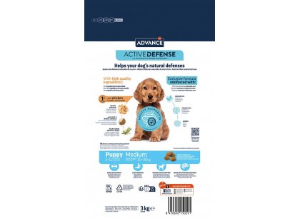 Фото - сухий корм Advance (Едванс) Dog Medium Puppy - корм для цуценят середніх порід (з куркою та рисом)