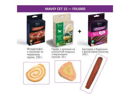 Фото 2 -  лакомства Mavsy Freeze dried+ Refined jerky набор лакомств для собак №15