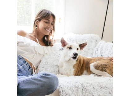 Фото 3 -  лежаки, матрасы, коврики и домики Best Friends Shag Pet Throw Blanket коврик для собак МОРОЗНЫЙ ИНЕЙ