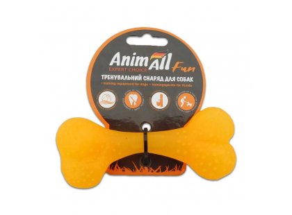 Фото 2 -  игрушки AnimAll Fun игрушка для собак КОСТЬ, желтый