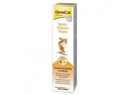 Фото 3 -  витамины и минералы Gimcat (Джимкет) Multi-Vitamin Paste Immune-Booster Complex Мультивитаминная паста для повышения иммунитета у кошек