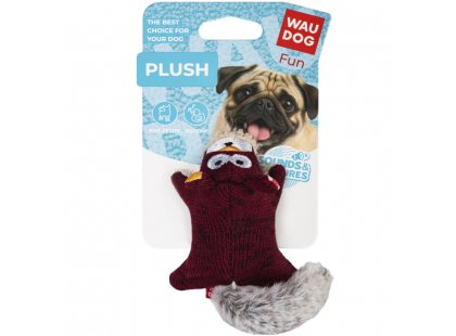 Фото 4 -  іграшки Collar WAUDOG Fun Plush іграшка для собак із пищалкою БІЛКА