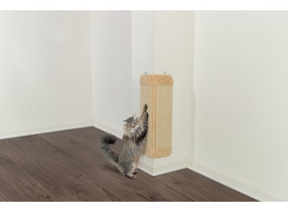 Фото 2 -  когтеточки, с домиками Trixie - когтеточка угловая для кошек бежевая (4343)