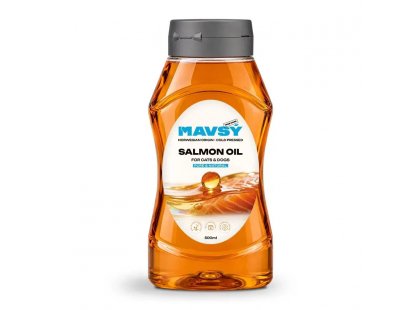 Фото 2 -  харчові добавки Mavsy Salmon Oil лососева олія для котів і собак