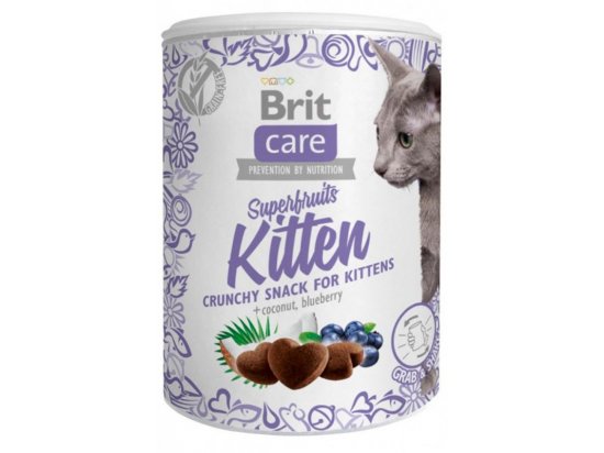 Фото - Brit Care Cat Snack Superfruits Kitten Coconut & Blueberry ласощі для кошенят КОКОС та ЧОРНИЦЯ ласощі Brit Care Cat Snack Superfruits Kitten Coconut & Blueberry ласощі для кошенят КОКОС та ЧОРНИЦЯ