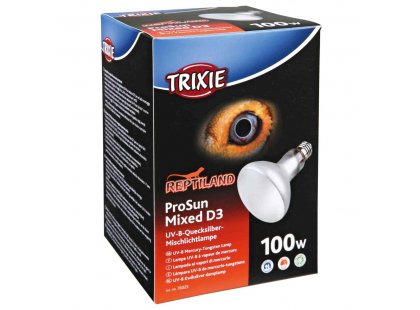 Фото 2 -  обладнання для тераріуму Trixie ProSun Mixed D3 Tungsten Lamp ртутна лампа розжарювання
