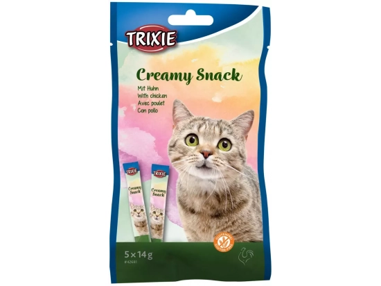 Фото - ласощі Trixie CREAMY SNACKS ласощі у вигляді крему для котів