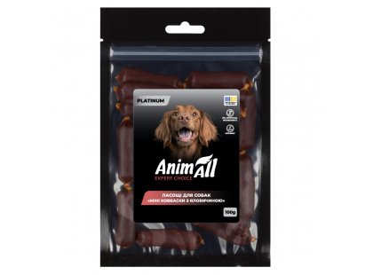 Фото - AnimAll Platinum лакомство для собак МИНИ КОЛБАСКИ З ГОВЯДИНОЙ лакомства AnimAll Platinum лакомство для собак МИНИ КОЛБАСКИ З ГОВЯДИНОЙ