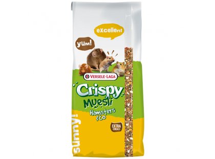 Фото 2 -  корм для гризунів Versele-Laga (Верселе-Лага) CRISPY MUESLI HAMSTER (КРИСПІ МЮСЛІ ХОМ'ЯК) корм для хом'яків, щурів, мишей та піщанок