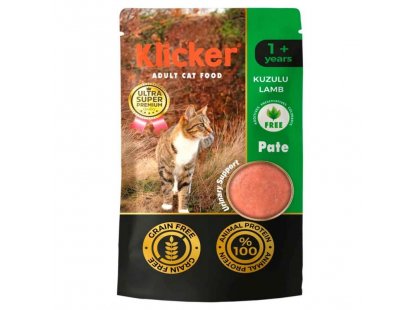 Фото - Klicker Lamb Pate влажный корм для кошек, ЯГНЕНОК, паштет влажный корм (консервы) Klicker Lamb Pate влажный корм для кошек, ЯГНЕНОК, паштет