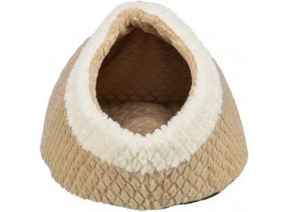 Фото 5 -  лежаки, матрасы, коврики и домики Trixie Kaline Mio домик для собак и кошек, коричневый/крем