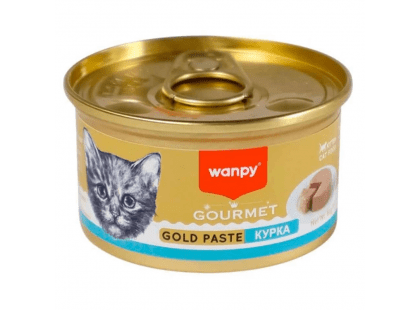 Фото - Wanpy Gourmet Gold Paste Chicken влажный корм для котят КУРИЦА, паштет влажный корм (консервы) Wanpy Gourmet Gold Paste Chicken влажный корм для котят КУРИЦА, паштет