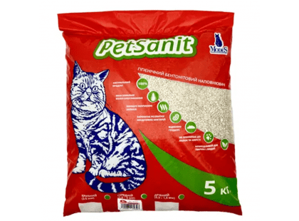 Фото 2 -  наповнювачі Modes PetSanit  гігієнічний бентонітовий наповнювач для котячого туалету