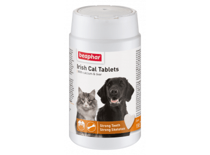Фото - Beaphar Irish Cal Tablets таблетки с кальцием и фосфором для кошек и собак витамины и минералы Beaphar Irish Cal Tablets таблетки с кальцием и фосфором для кошек и собак