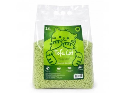 Фото - Tofu Cat Соевый наполнитель для кошачьего туалета ЗЕЛЕНОЕ ЯБЛОКО наполнители Tofu Cat Соевый наполнитель для кошачьего туалета ЗЕЛЕНОЕ ЯБЛОКО