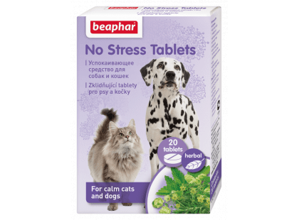 Фото - Beaphar No Stress Tablets заспокійливі таблетки для собак та кішок седативні препарати (заспокійливі) Beaphar No Stress Tablets заспокійливі таблетки для собак та кішок