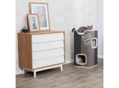 Фото 3 -  когтеточки, с домиками Trixie JORGE домик-когтеточка для кошек (44957)